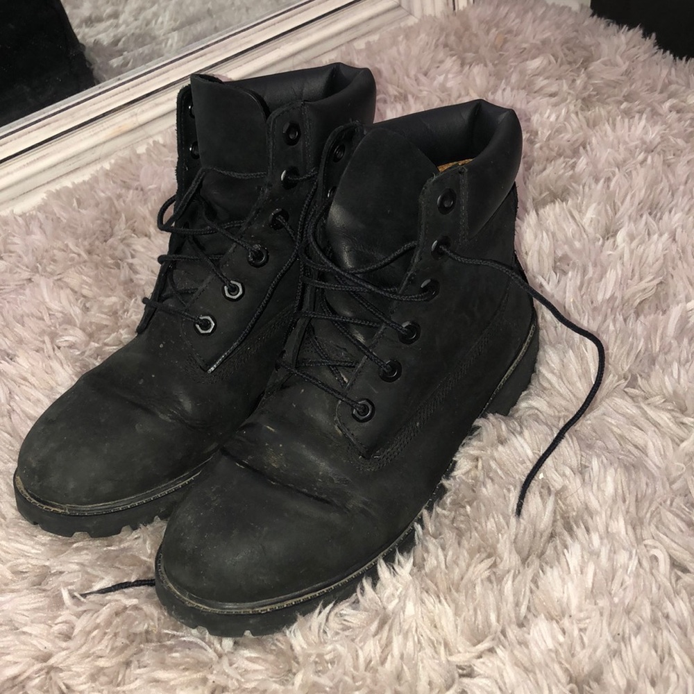 Black Timberland Boots